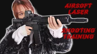 Airsoft Gewehr Vibration Mündung Laser Patrone für Rückstoß Trockenfeuer Training Laser Schießen Simulatio