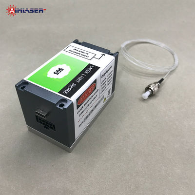 High-Stability 505nm 30mW Laser System with TTL Modulation and Adjustable Power Single-Mode Fiber Output