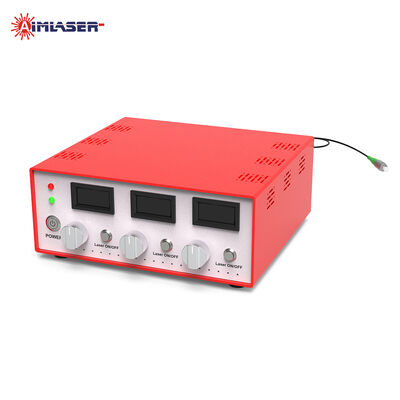 RGB Fiber Coupled Laser Diode Module 450nm 520nm 638nm 20mW Power Adjustable with TTL Analog Modulation and Computer Control