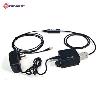 375nm 100mW Multimode Fiber-Pigtailed Laser Diode Module with 105µm Fiber Core, TTL Modulation and Adjustable Power Knob