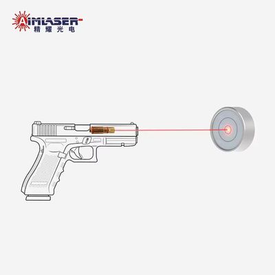 Vergoldete 9mm Laser-Trainingspatrone 650nm Rote Laserkugel für Trockenfeuerpraxis